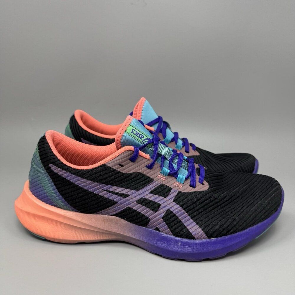 Asics Versablast Women’s Size 11 Black Coral Purple Running Shoes 1012A985